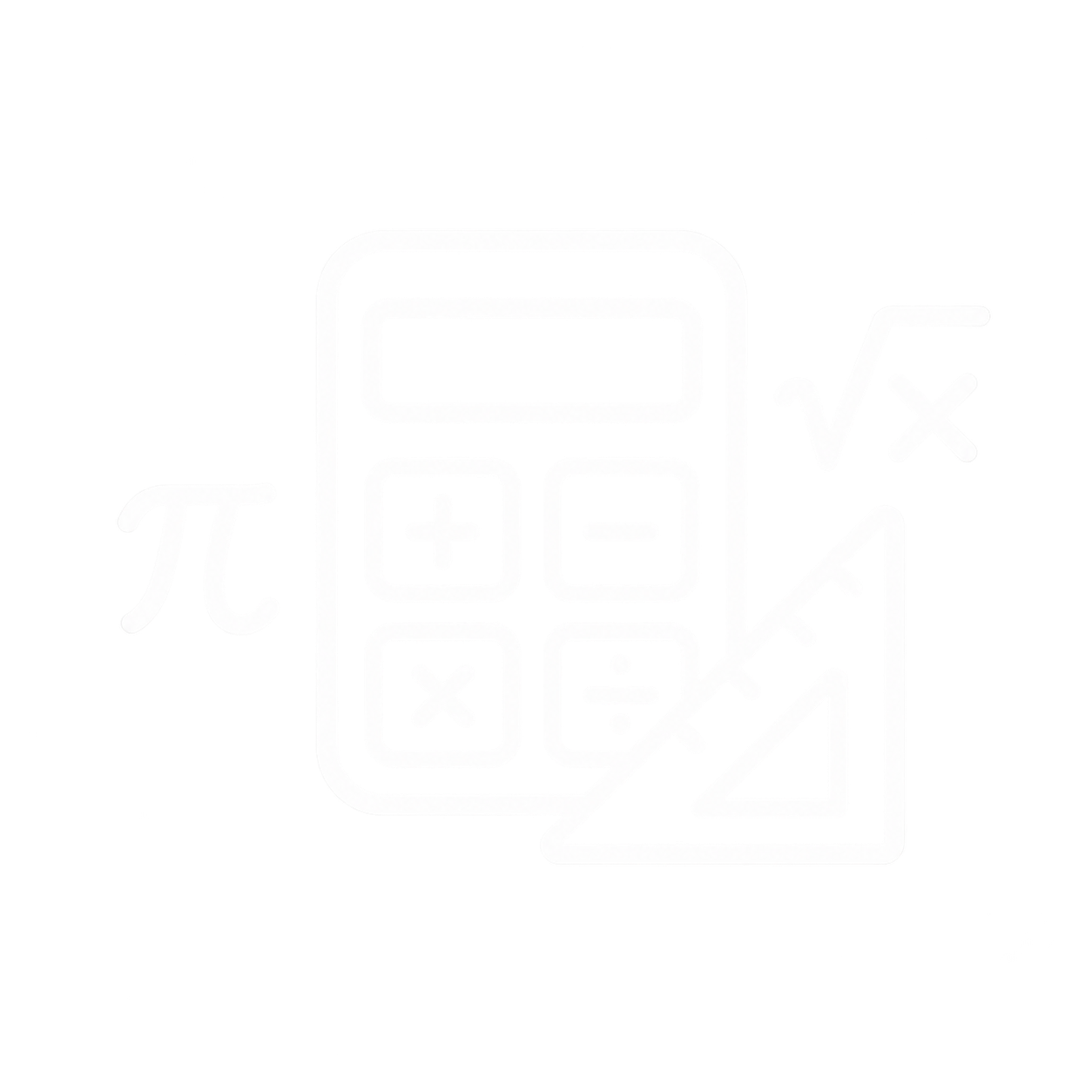 Taschenrechner und Geodreieck als Symbol für das Fach Mathematik